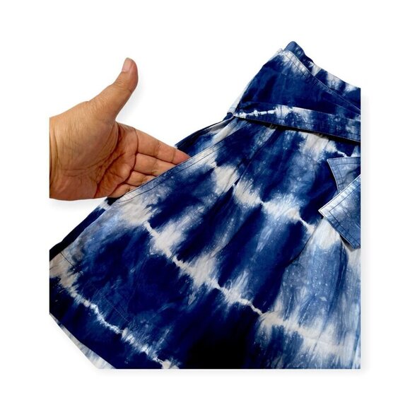 Ulla Johnson Paloma Short, Size 12, Indigo Tie Dye, New with tag - Picture 11 of 14